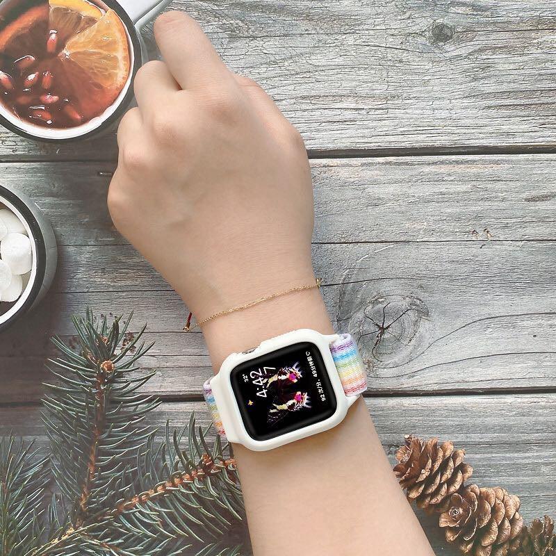 Apple watch straps (Category: Cases & Sleeves) located in Manila. Submitted by berrypat (Listing ID 1019029898, Image 2). Description: 【Case + strap】 Integrated nylon watch strap Apple Watch Series 5 4 3 2 1 PRE ORDEEER!! HIGH QUALITY AND TESTED ALREADY! DIRECT FROM SUPPLIER BASIS!! PAY THRU GCASH OR BDO THEN PROCEED TO ORDERING GRAN.