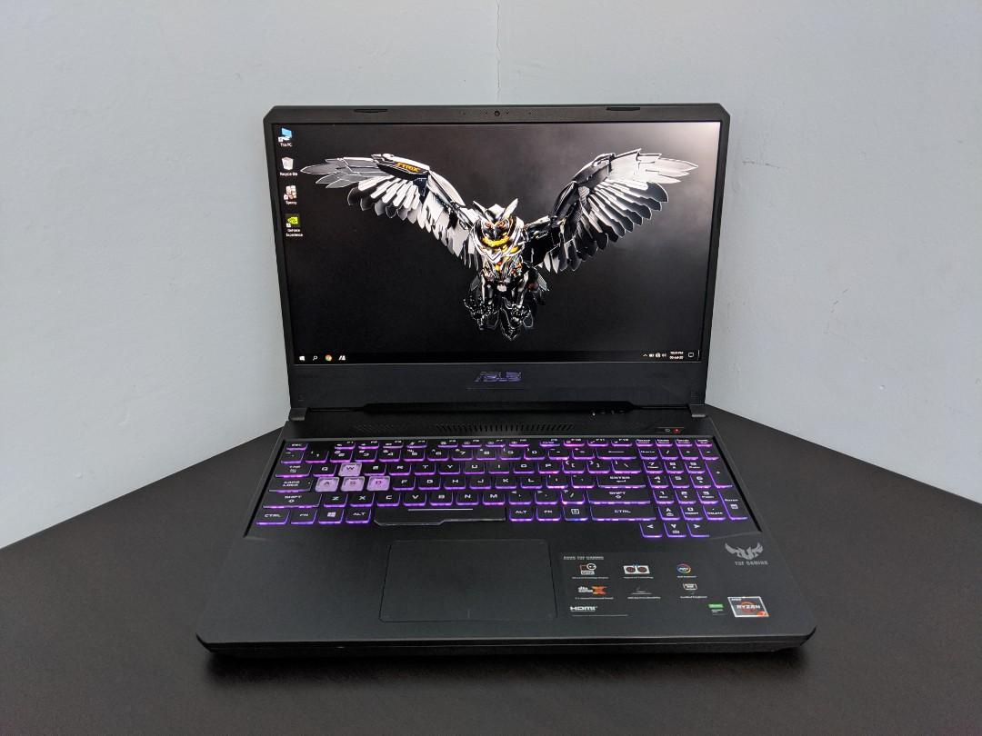 Asus Tuf Gtx 1660ti Ryzen 7 Ram 16gb Ssd 512gb Rgb Gaming Laptop Electronics Computers Laptops On Carousell