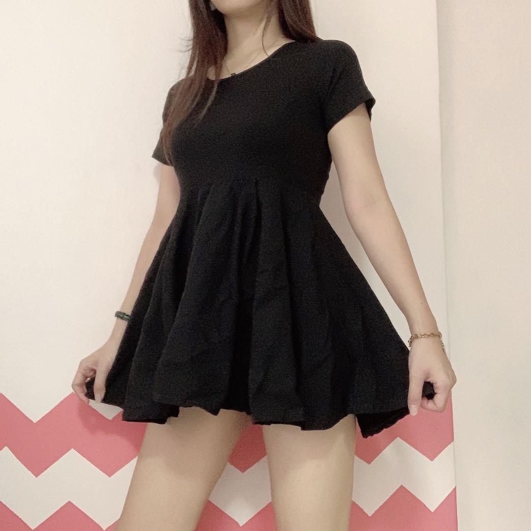 backless babydoll dress