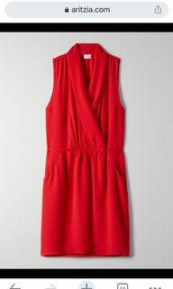 BNWT Wilfred Sabine Dress (XS) in Goji Berry
