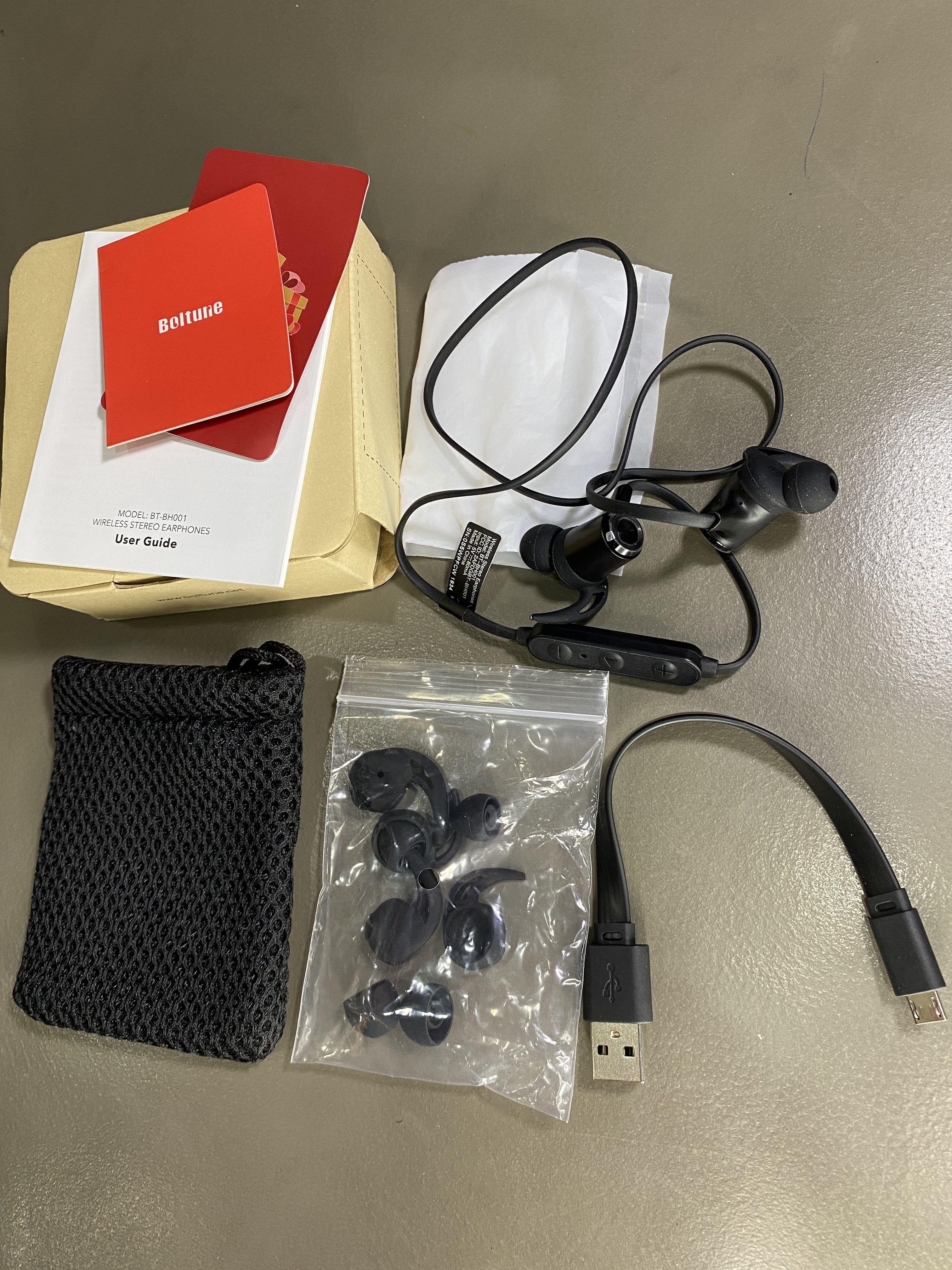 Boltune BTBH001 Wireless Stereo Earphone, Audio, Headphones & Headsets