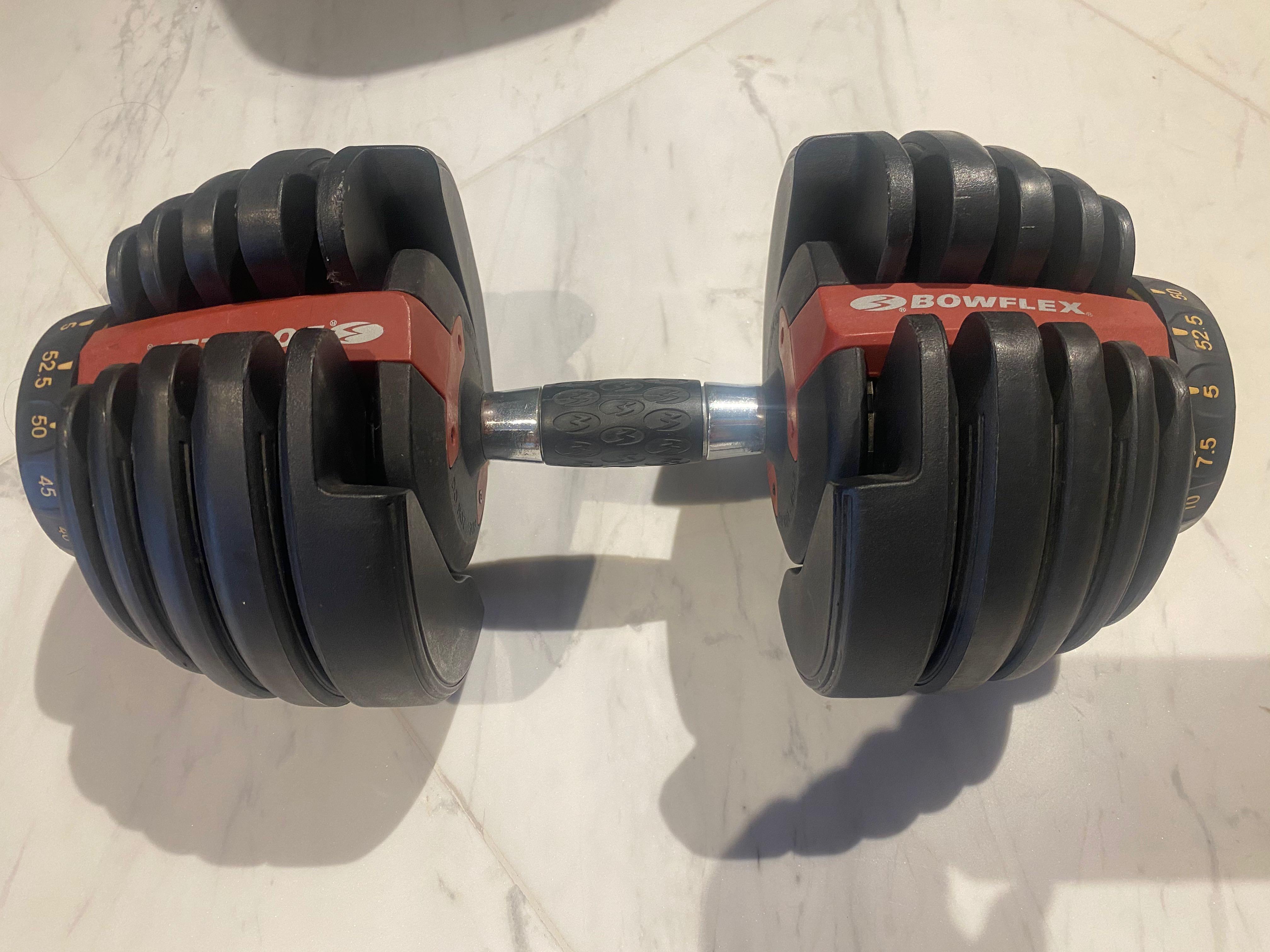 Counterfeit online bowflex dumbbells