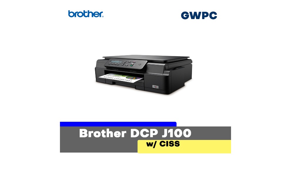 Brother Dcp J100 With Ciss Ink Bundle Electronics Printers Scanners On Carousell