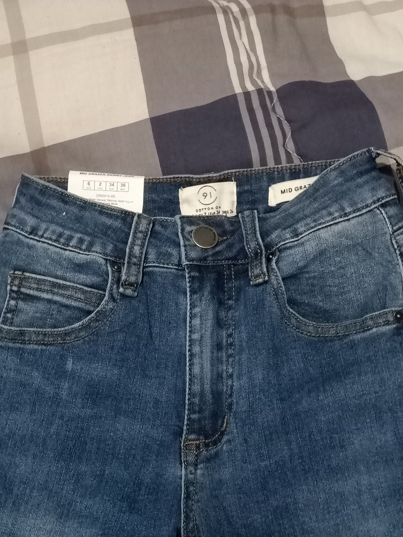 Celana Jeans cotton on, Fesyen Wanita 