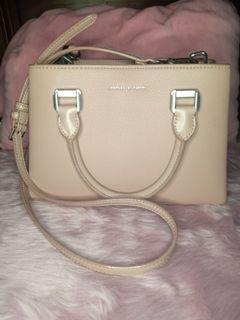 Authentic Charles & Keith Pink 2 way bag