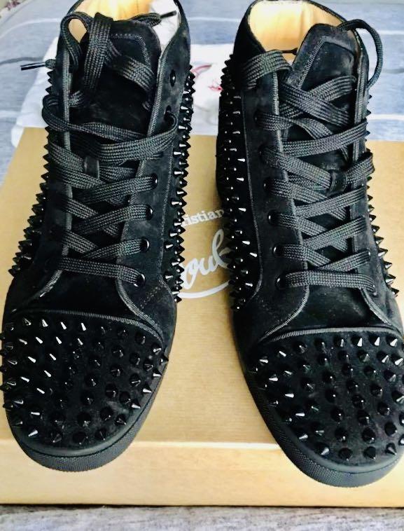 Christian louboutin shop spiked high tops
