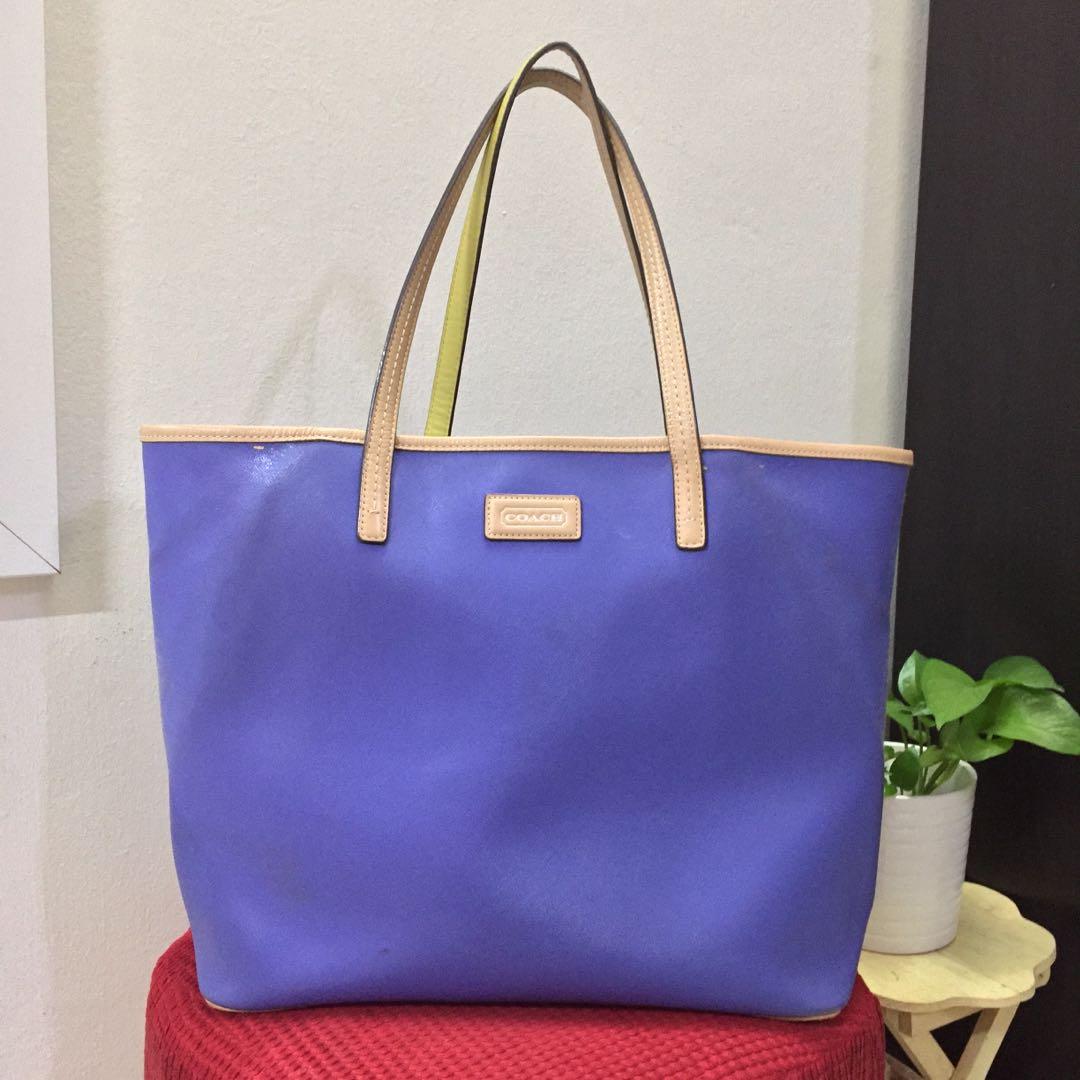 royal blue coach bag