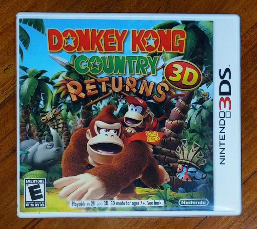 Donkey Kong Country Returns 3d Toys Games Video Gaming Video Games On Carousell
