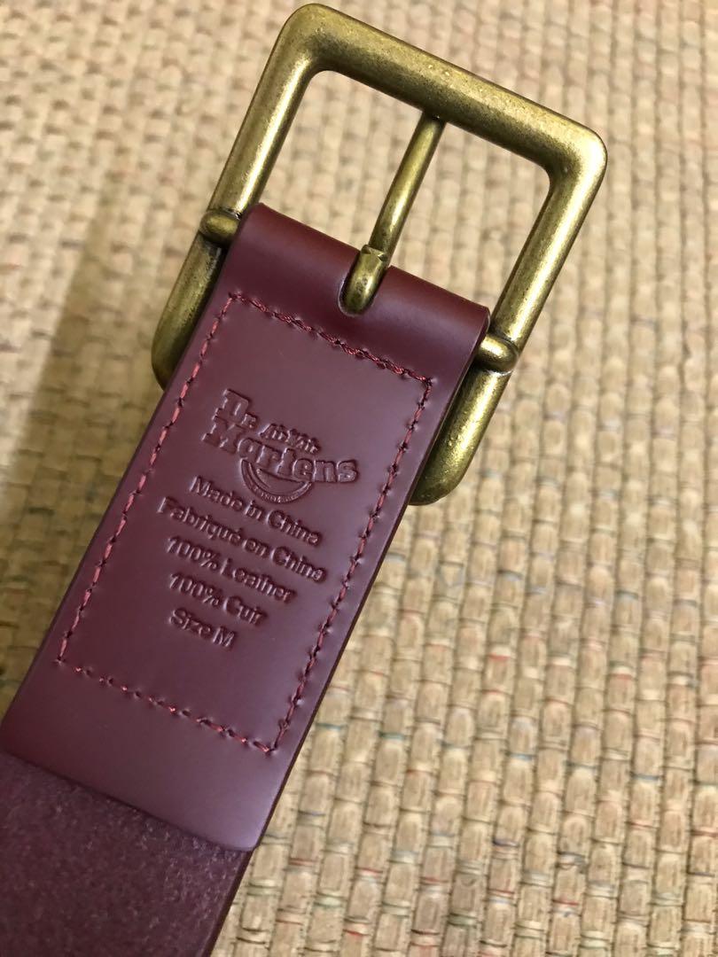 DR MARTENS 100 Leather Belt , Men's Fashion, Watches & Accessories