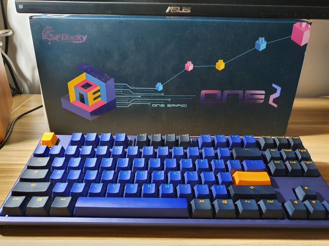 Ducky One 2 Tkl Horizon Non Rgb Cherry Mx Blue Switch Computers Tech Parts Accessories Computer Keyboard On Carousell