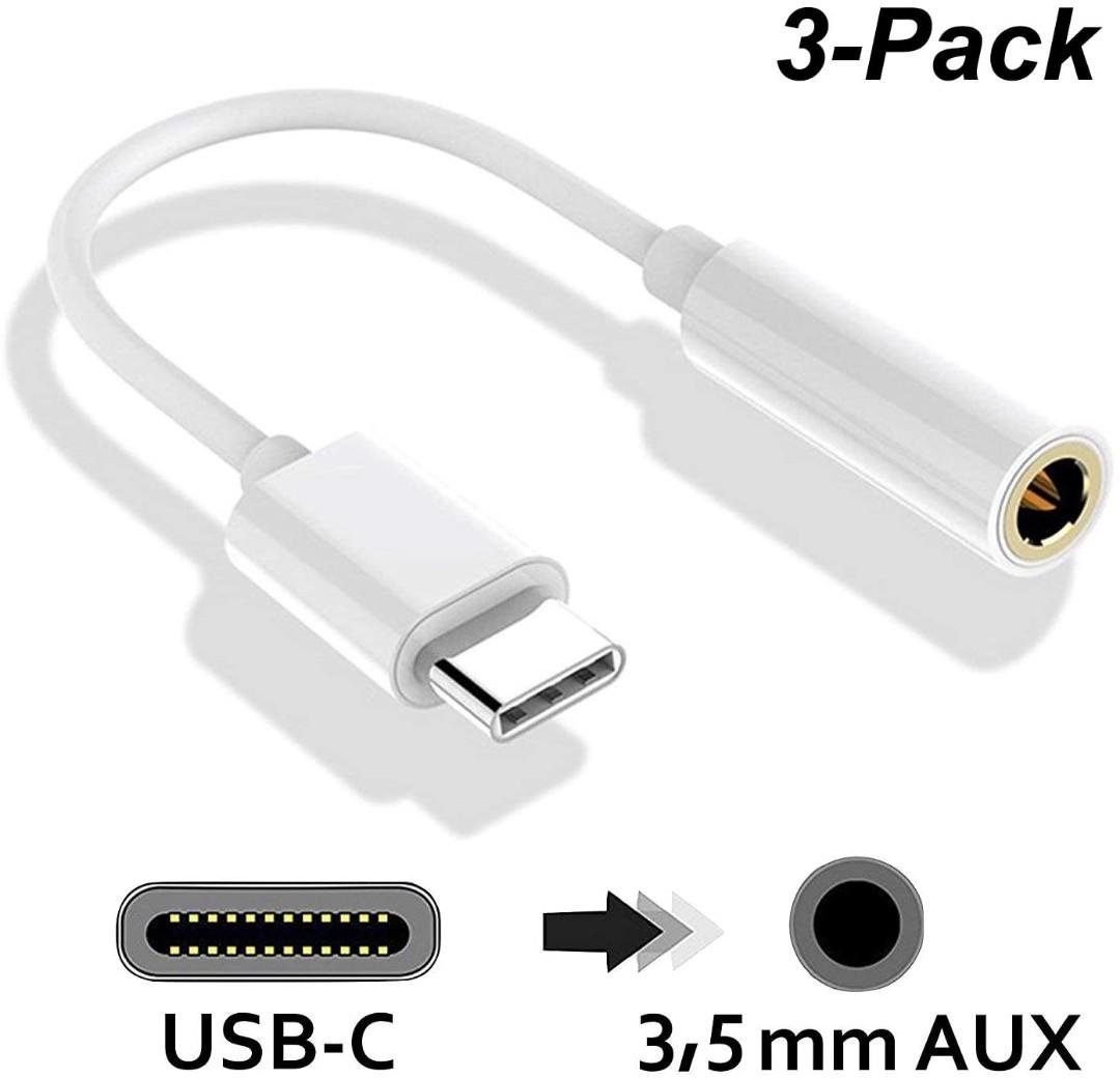 USB C to 3.5mm Headphone Adapter Charge for Motorola Moto Z Huawei Mate 10 Motorola Moto Z Droid ACCGUYS 2 in1 Type C Headphone Jack Audio Adapter Cable Support Audio 