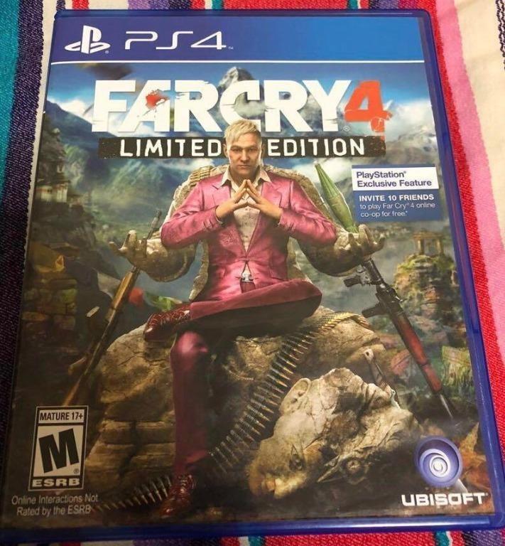 Far Cry 4 Limited Edition Ps4 Game Playstation 4 Ps 4 Like New Toys Games Video Gaming Video Games On Carousell