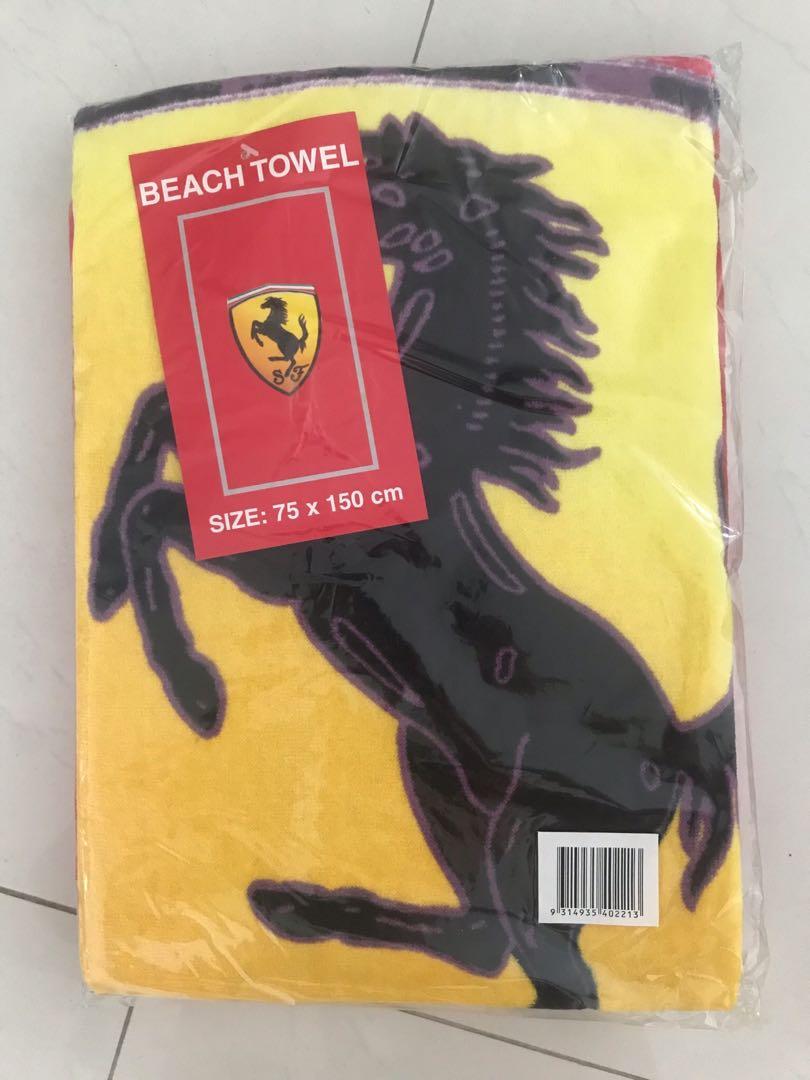 Ferrari beach towel deals