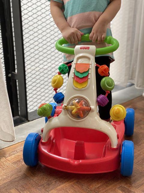 fisher price ride on car walker