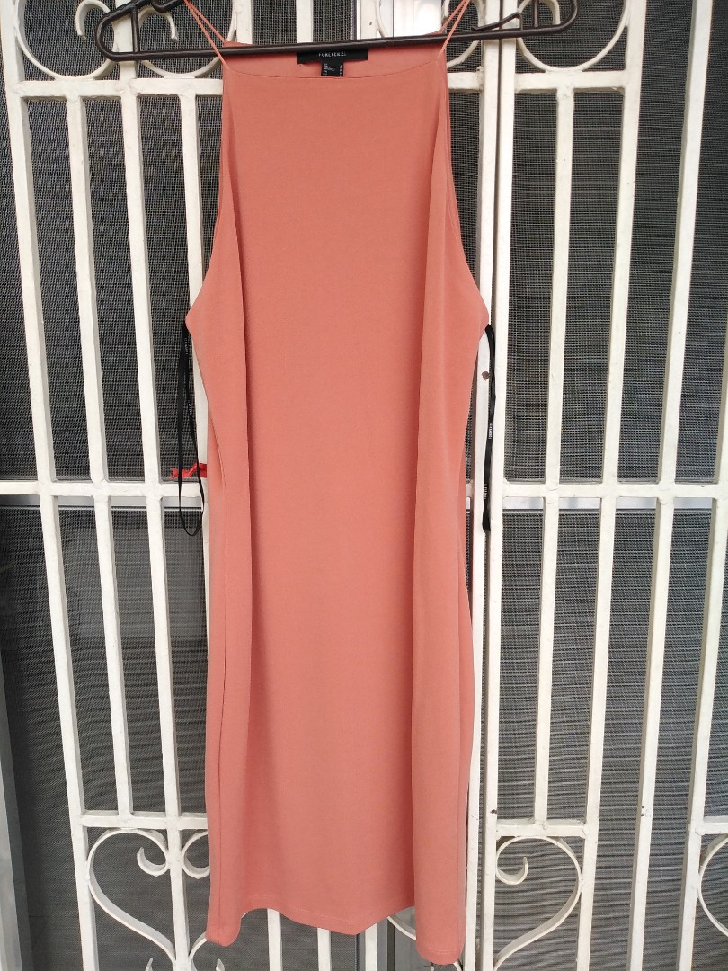 Coral dress forever 21 on sale