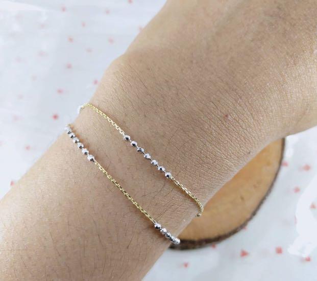 Gelang emas mewah diamond look lengkap surat terima jual kembali emas 22  karat