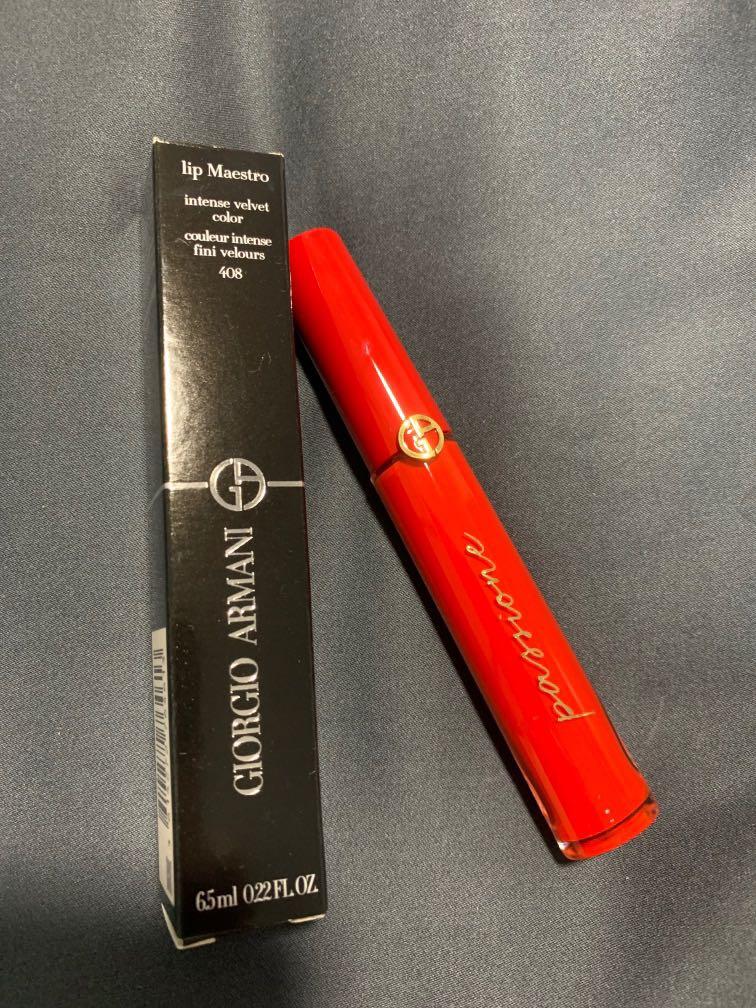 giorgio armani lip maestro 408