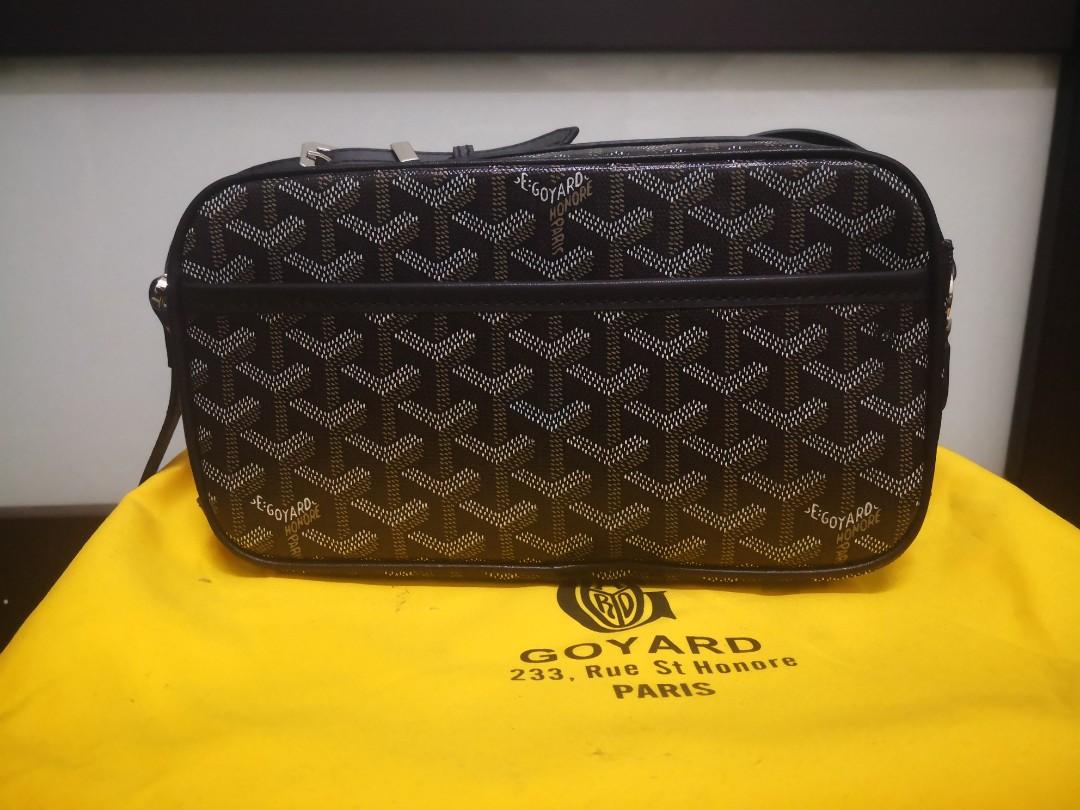 Goyard Camera Bag Black Tan - Kaialux