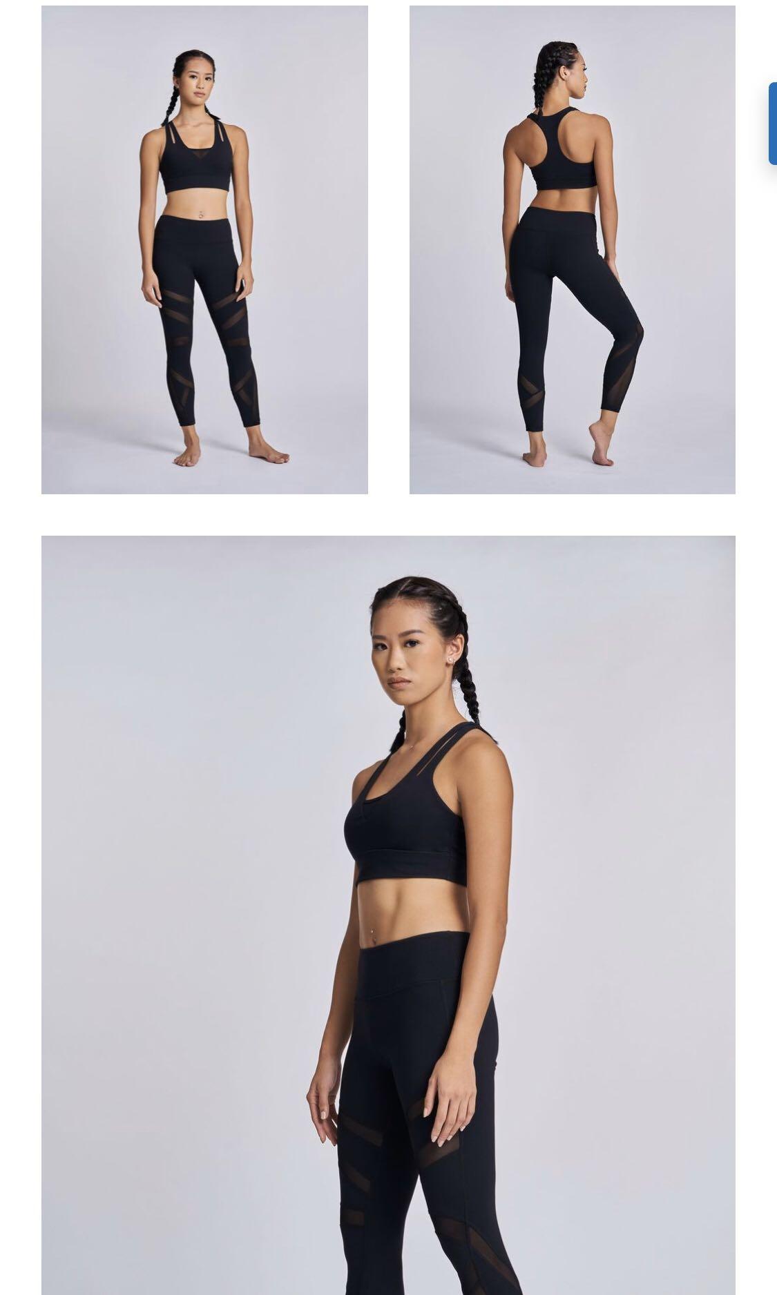 Gym Wear Movement Sports Bra + Tights set, Women's Fashion, Activewear