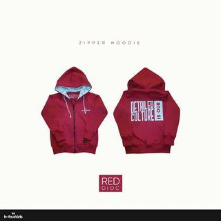 Hoodie Anak bfourkids Red Dioc