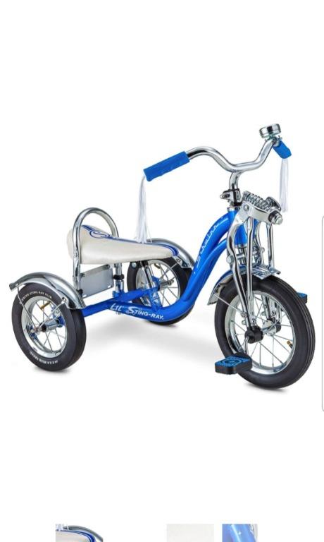 HOT Schwinn Classic Vintage Lil Sting Ray Super Deluxe Tricycle Trike Bicycle for Kids 2 to 4 Years Old 12
