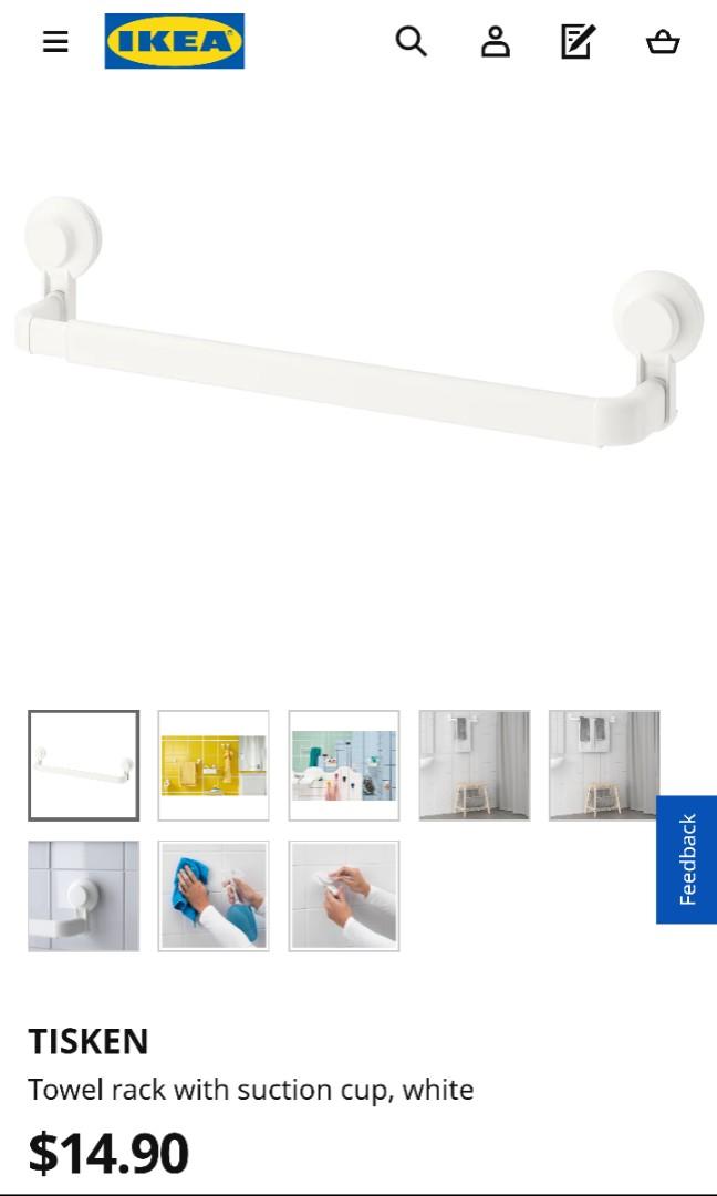 IKEA Tisken Towel Rack, Furniture & Home Living, Furniture, Shelves