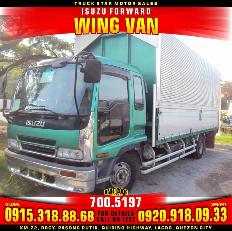 isuzu wing van price brand new