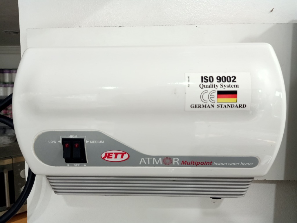Jett Water Heater Atmor Series Multipoint 6KW, Furniture & Home Living