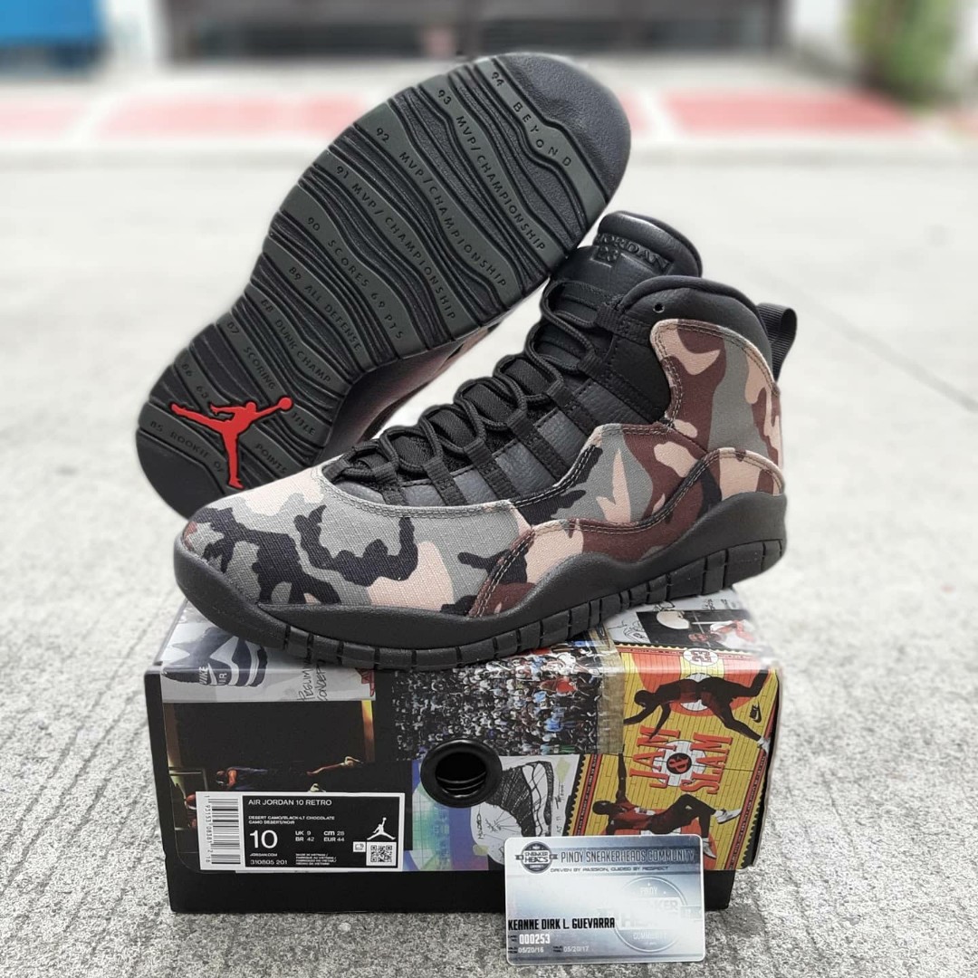 Air jordan 10 camouflage sale