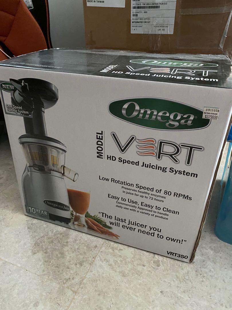 Juicer Omega VRT350 (US plug), TV & Home Appliances, Kitchen