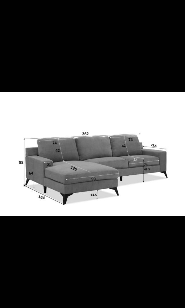 L couch Sectional sofa, Furniture & Home Living, Furniture, Sofas on