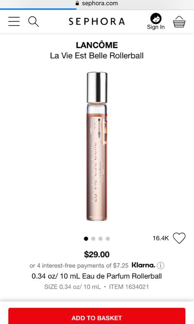 Lancome rollerball sales