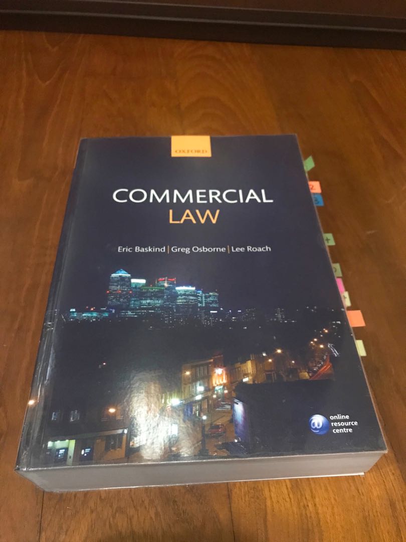 Law Book Commercial Law Textbooks On Carousell