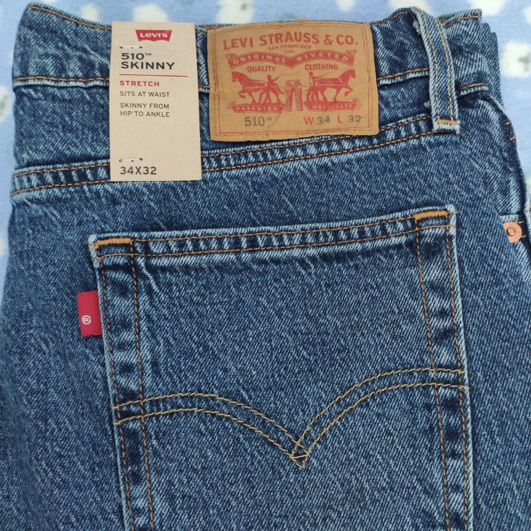 levis 510 skinny, Women's Fashion, Bottoms, Jeans on Carousell