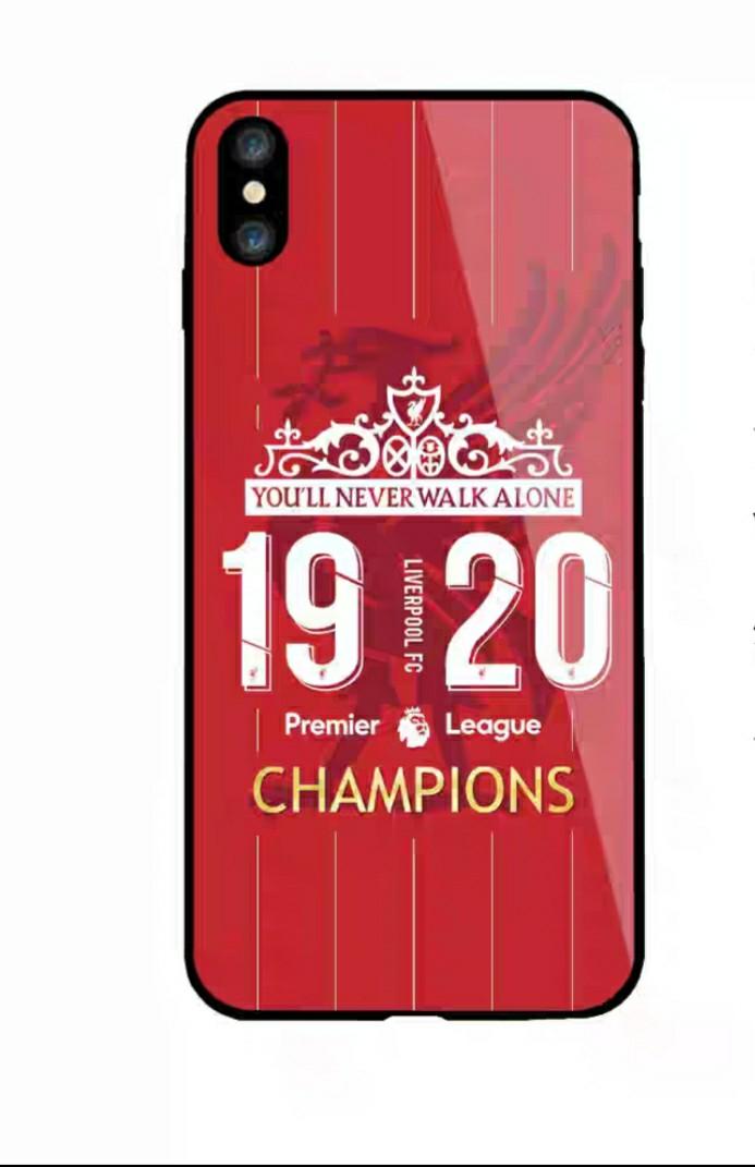 Liverpool 19/20 Premier League Champion glass casing, Mobile