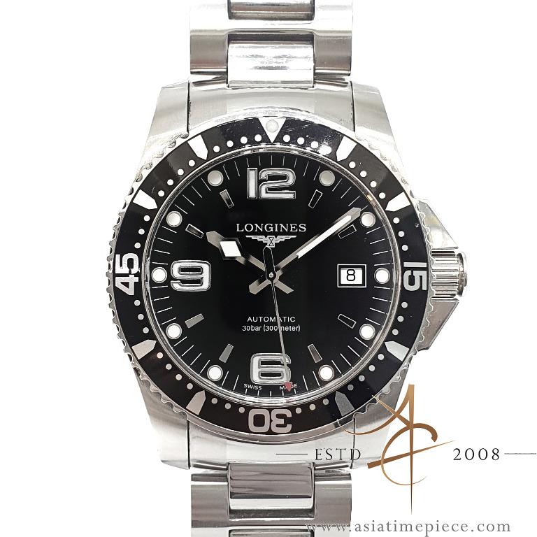 Longines Hydroconquest Automatic Black Dial L36424566