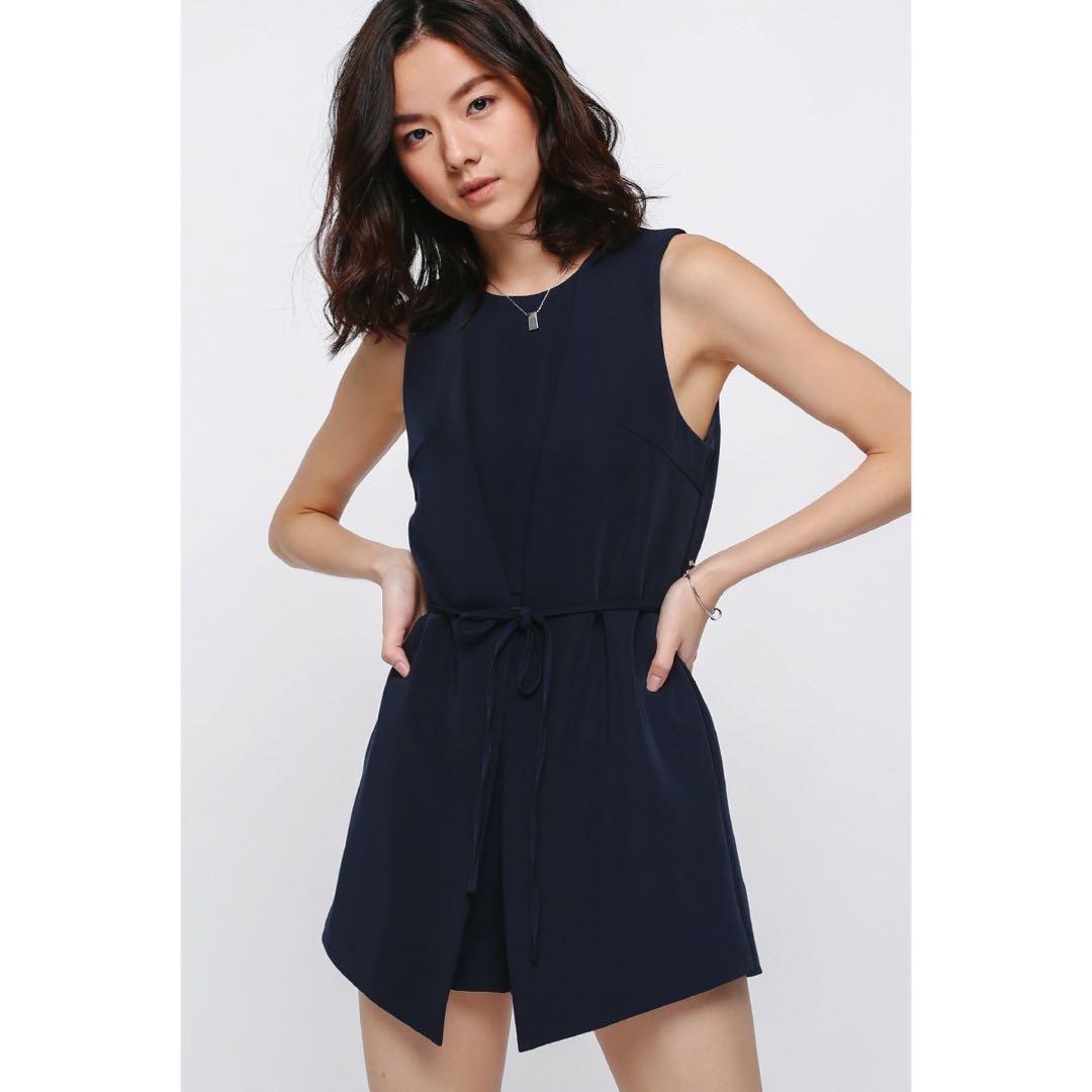 Vest playsuit discount