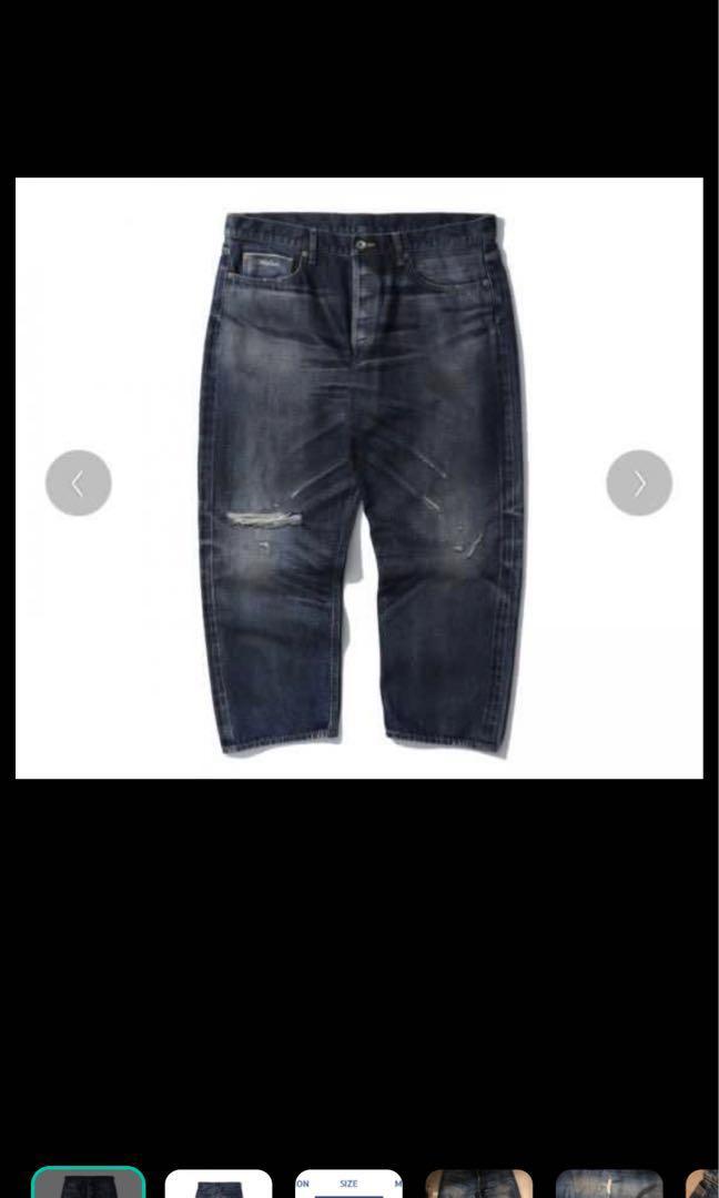 Madness ripped cropped denim pants hotsell