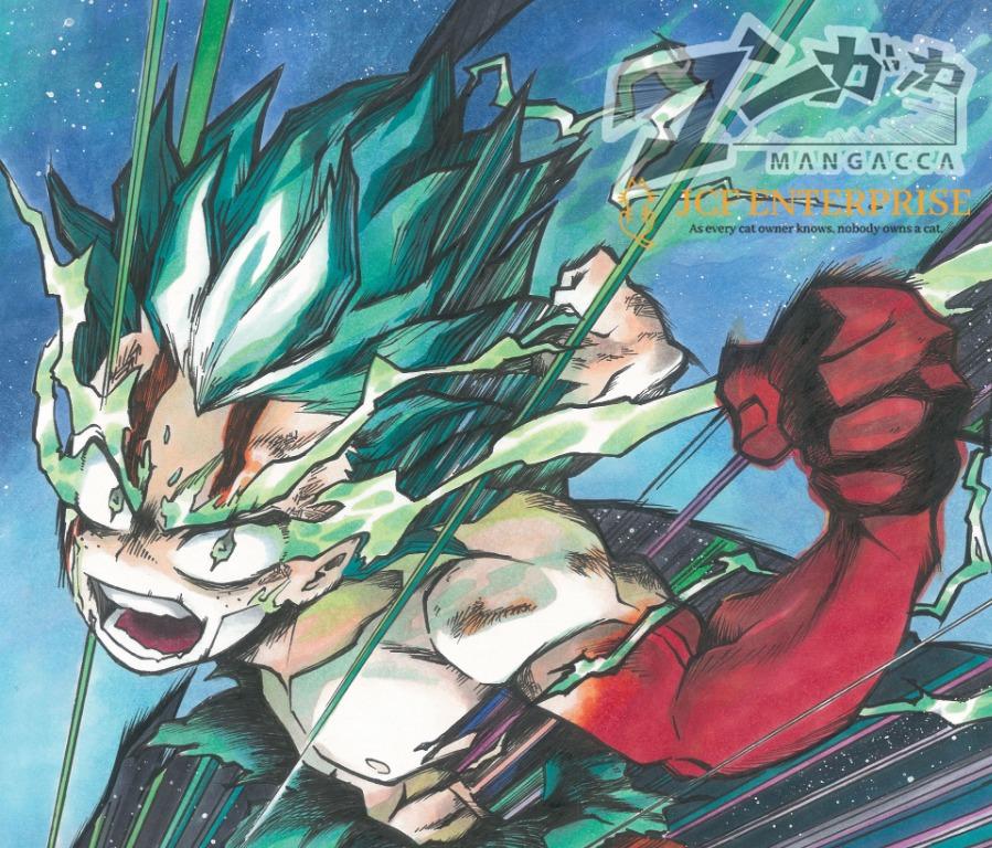 MANGACCA] My Hero Academia Bakugo Deku Hand Drawn Gold Dust A3 