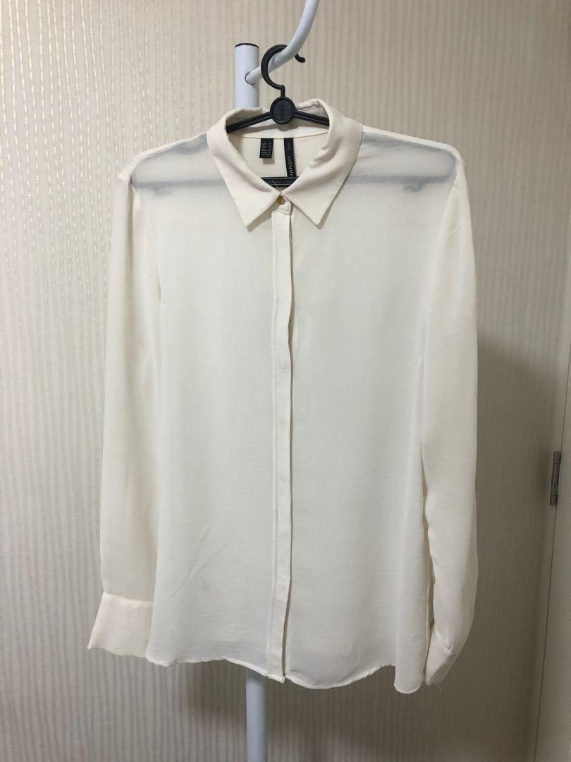 mango chiffon blouse