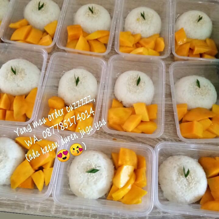Mango Sticky Rice Makanan Minuman Snek Di Carousell