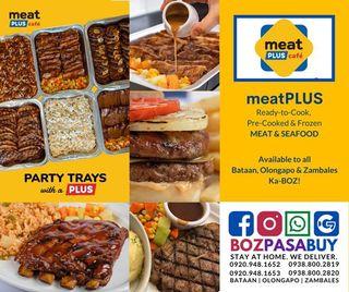 meatPLUS Frozen, Pre-Cooked, Ready-to-Eat Meat & Seafood