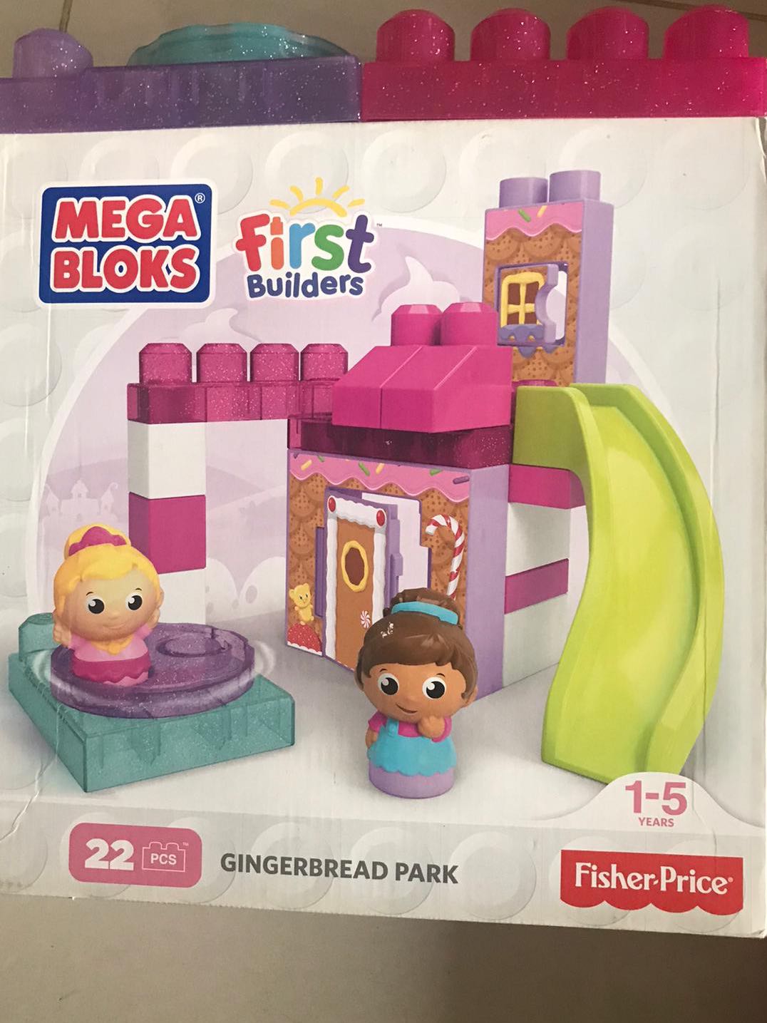 Mega bloks gingerbread park discount