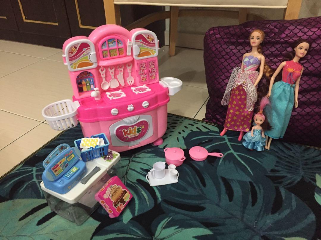 mini kitchen set barbie