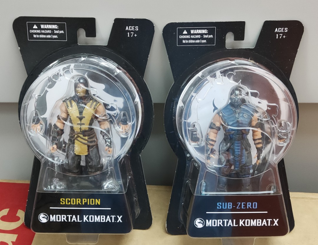 scorpion and sub zero action figures