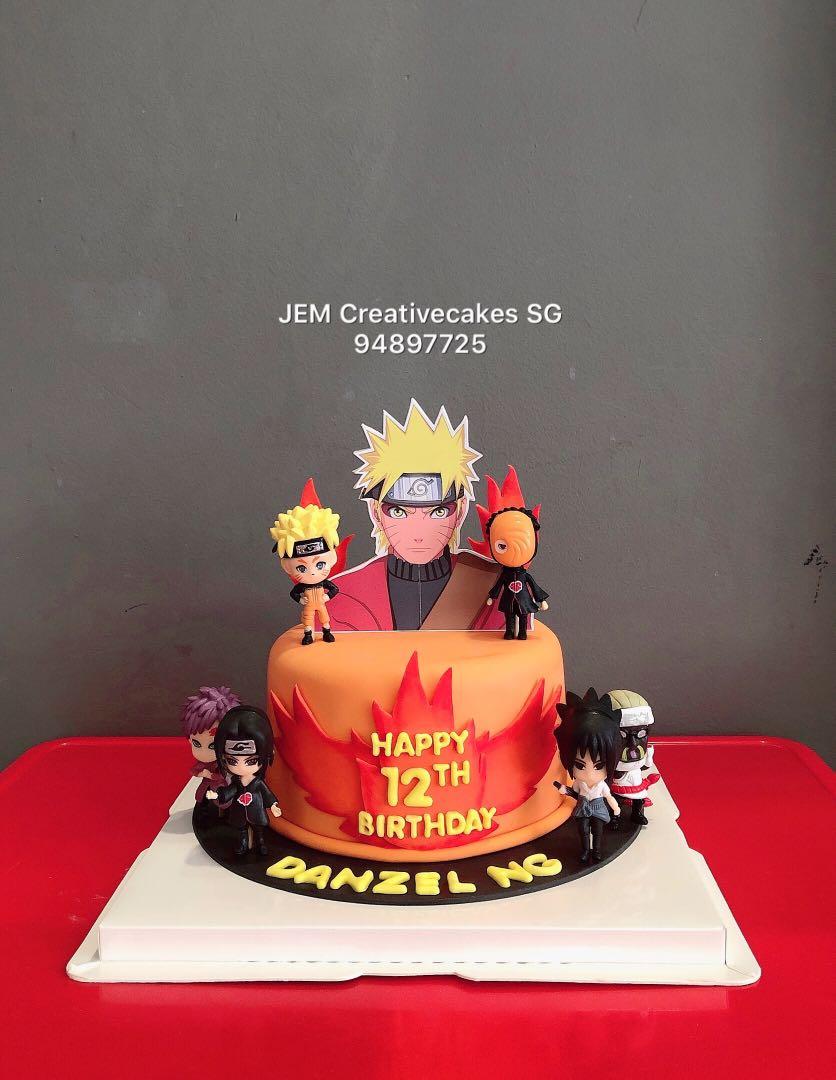 Naruto Birthday Cake Carousell