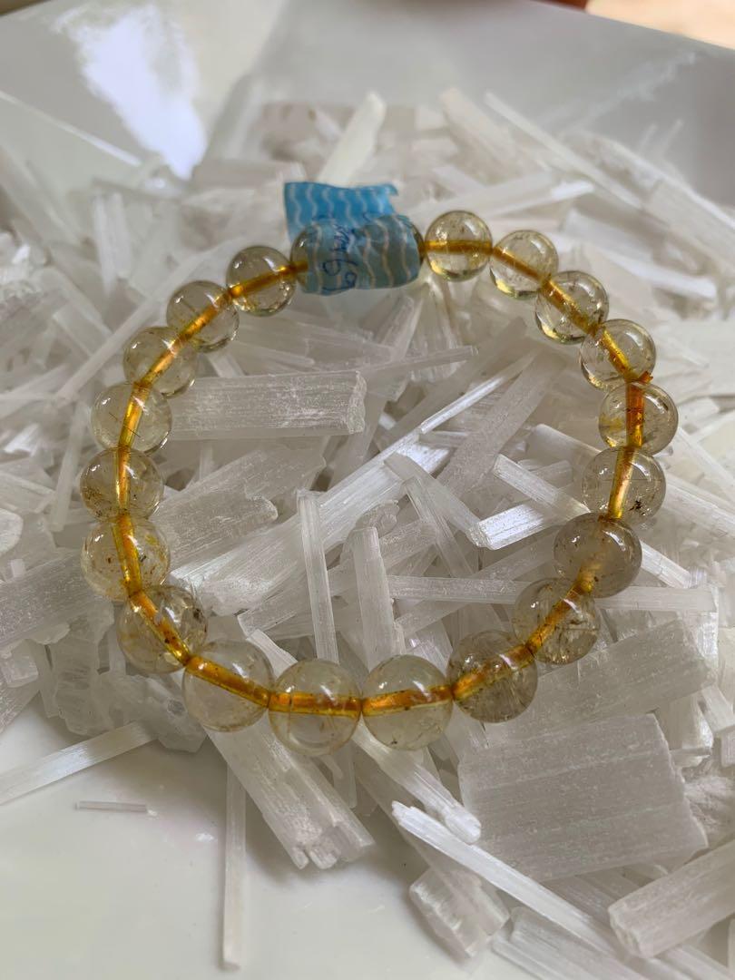 natural citrine bracelet