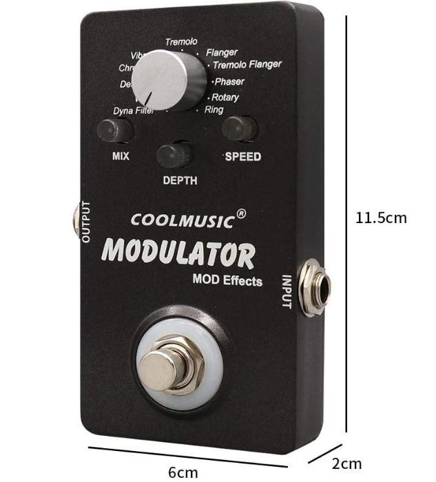 New Coolmusic AME01 Modulation Multi Effects Pedal with 11 Modes Dyna