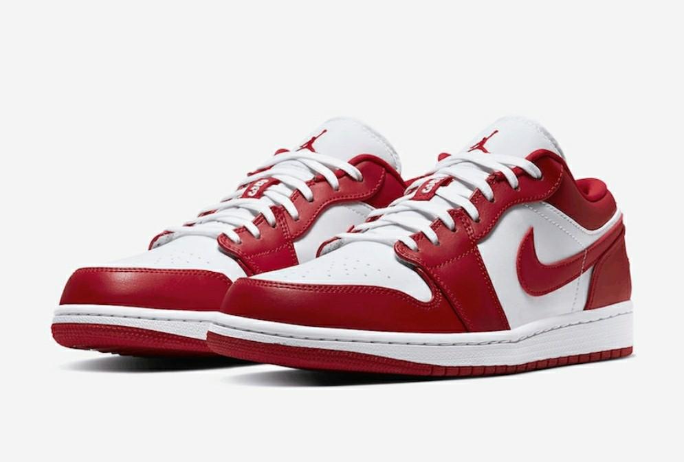 Nike Air Jordan 1 Low Gym Red White Men S Fashion Footwear Sneakers On Carousell