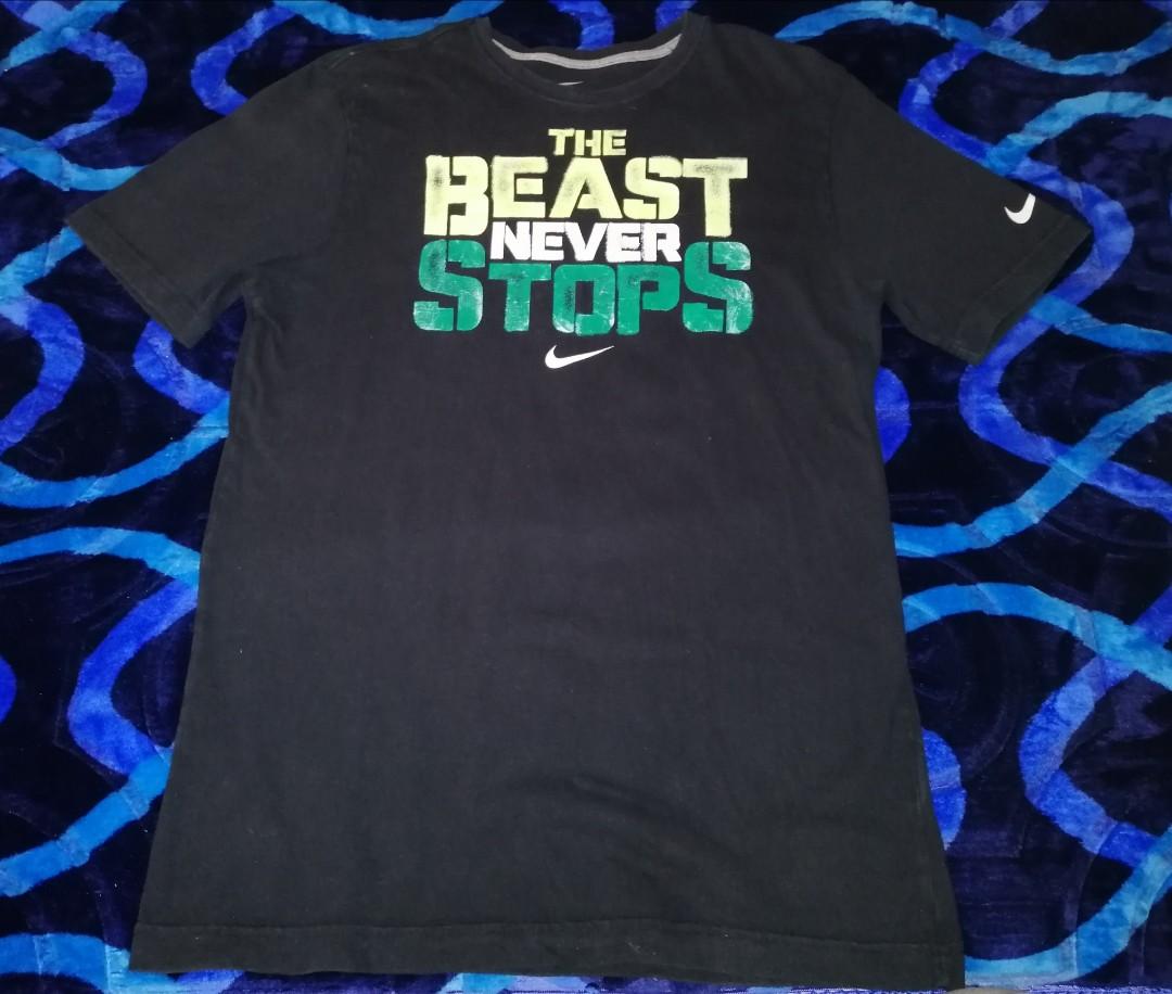 The beast never stops nike shirt outlet